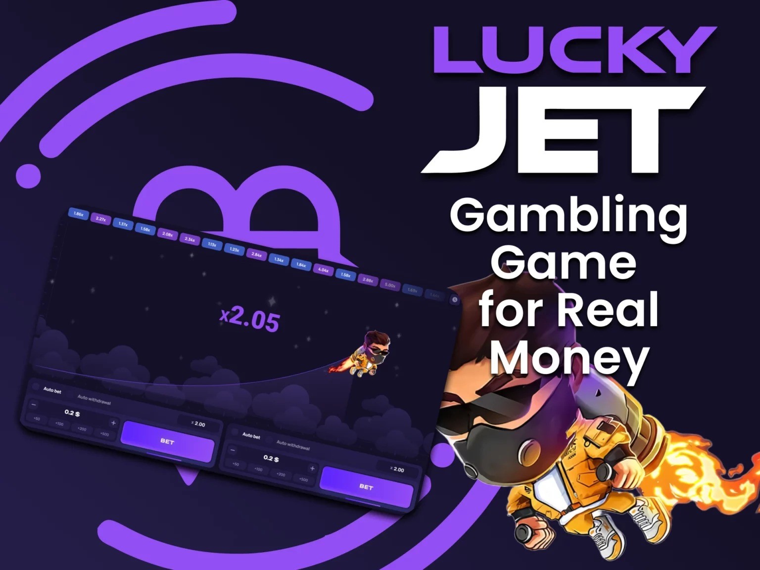 Lucky Jet por dinero real